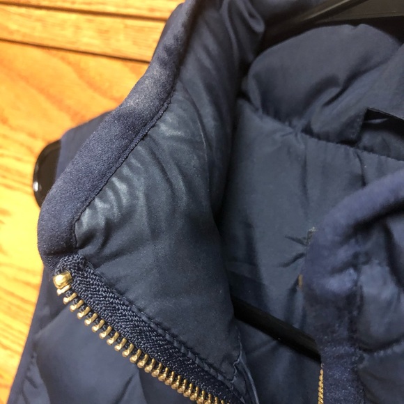 J Crew navy puffer vest size small - Picture 4 of 5